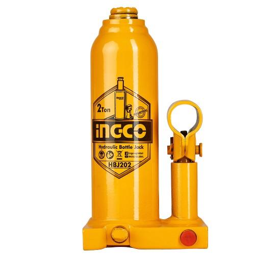 Домкрат гидравлический 2 т, высота 180–333 мм INGCO