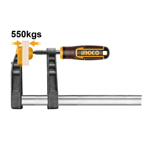 Струбцина столярная тип F 140×1000 мм INGCO INDUSTRIAL