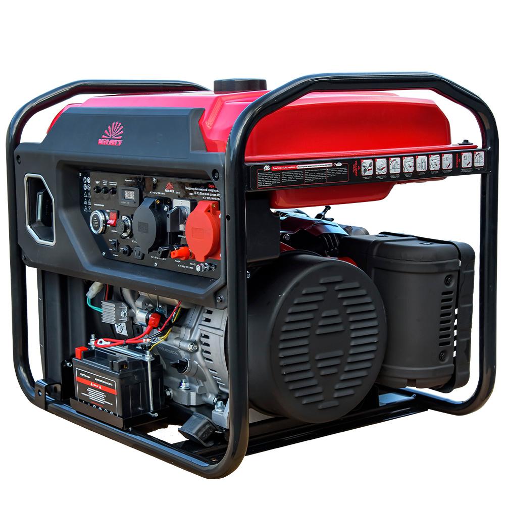 Генератор бензиновий інверторний Vitals IG 10.0bat dual power + ATS