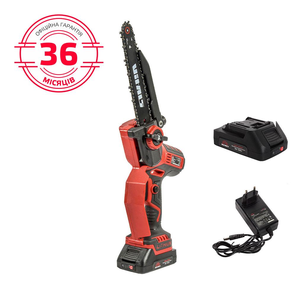 Пила ланцюгова акумуляторна Vitals AKZ 1820-2n Kit+