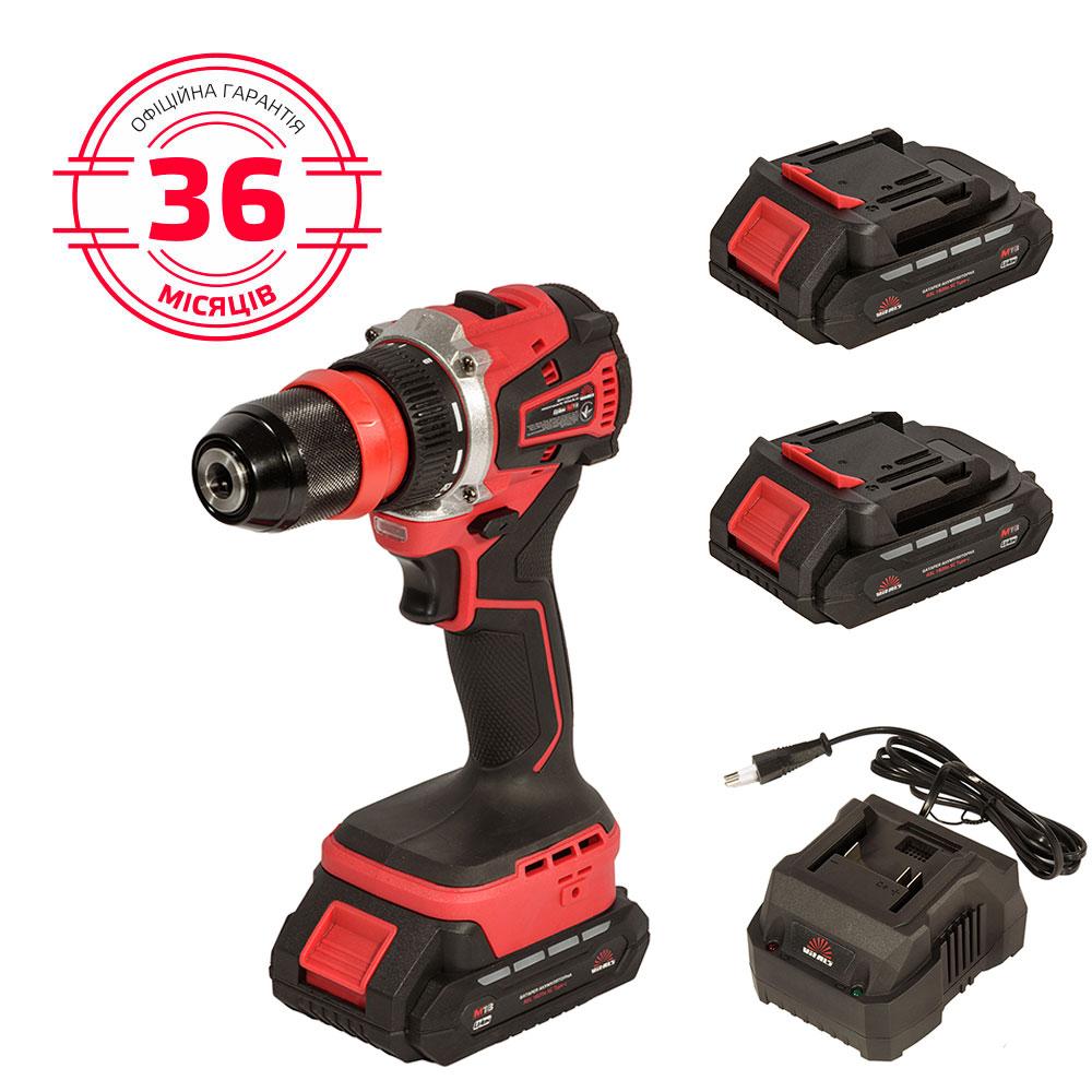 Дриль-шурупокрут акумуляторний Vitals Master AU 1835aq BL Kit